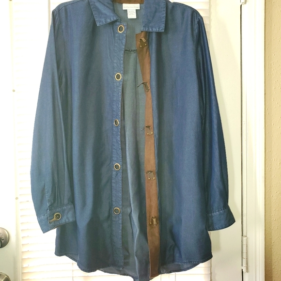 Soft Sorroundings Womens long sleeve shirt Small - Picture 4 of 10